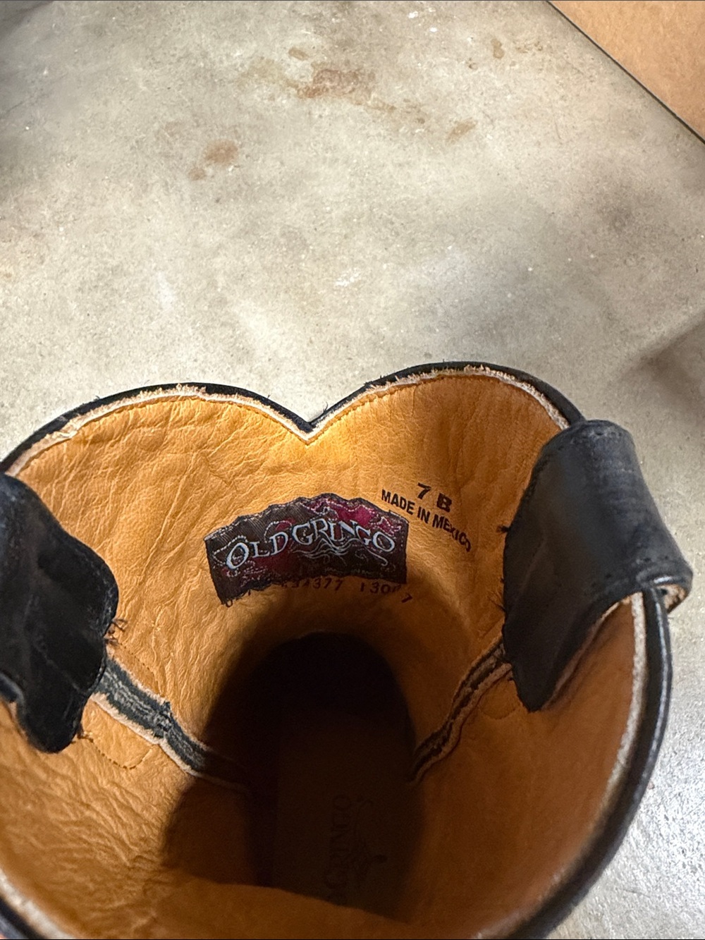 Old Gringo Black Embroidered Western Boots - Picture 2 of 5